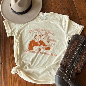 Boots with the Spurs - Whole Ranch was Looking at Her - Ranchin’ SS TShirt